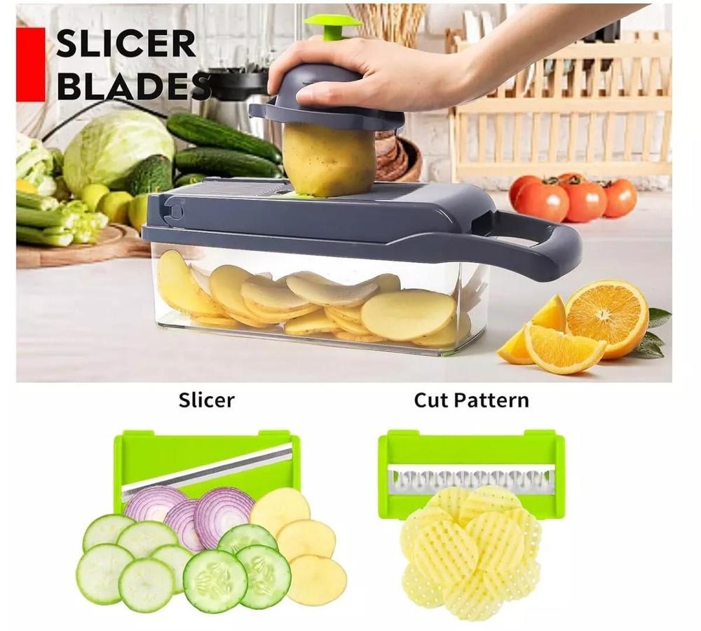 13-in-1 Vegetable Chopper - blades detail