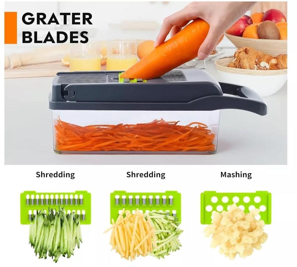 13-in-1 Vegetable Chopper - in use