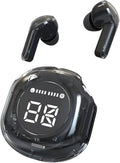 Wireless Earbuds Black Fast Charge Battery Case