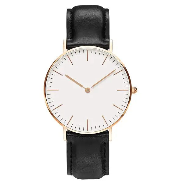 DW Leather Strap Men Wrist Watch